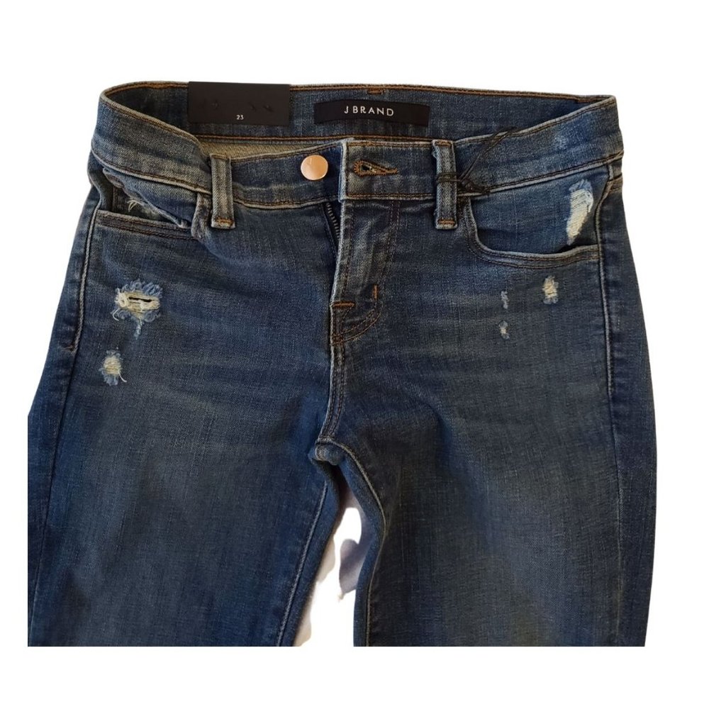 NEW J Brand Affinity Destruct Crop Jeans 23 24 26 - Picture 5 of 15